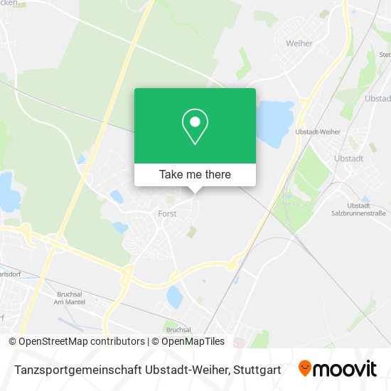 Tanzsportgemeinschaft Ubstadt-Weiher map