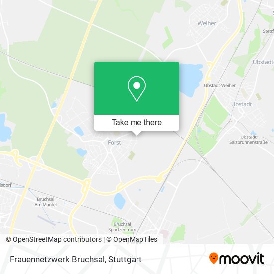 Карта Frauennetzwerk Bruchsal