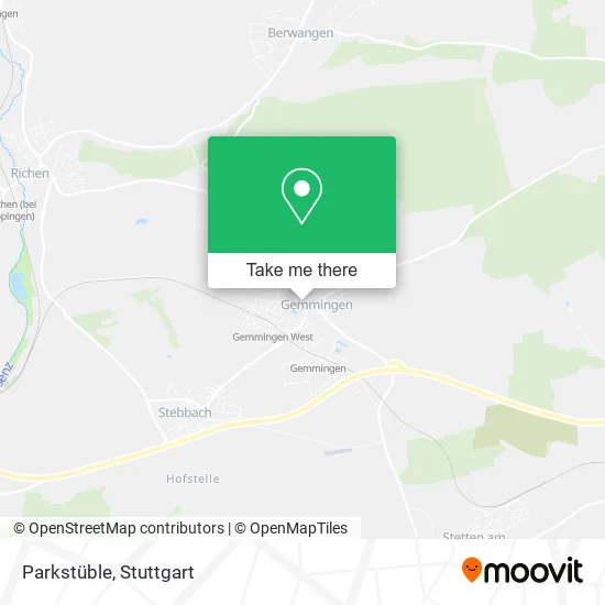 Карта Parkstüble