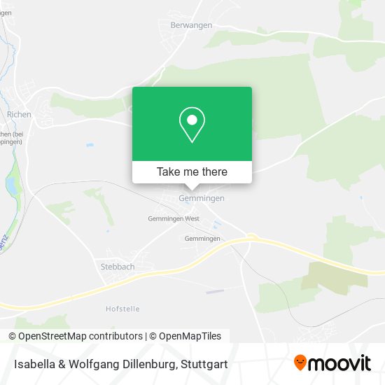 Isabella & Wolfgang Dillenburg map