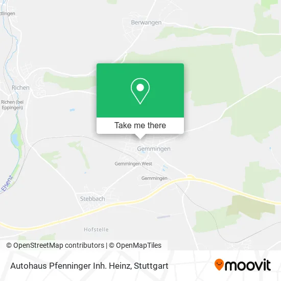 Карта Autohaus Pfenninger Inh. Heinz