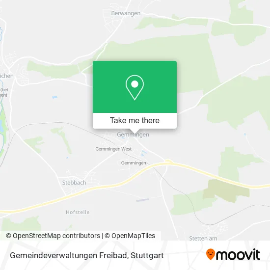 Карта Gemeindeverwaltungen Freibad