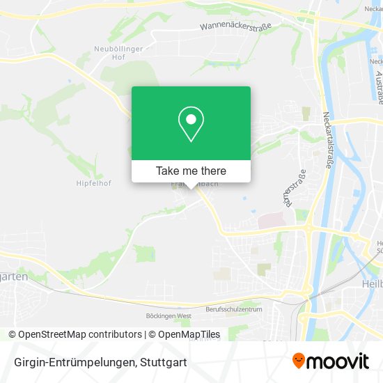 Girgin-Entrümpelungen map