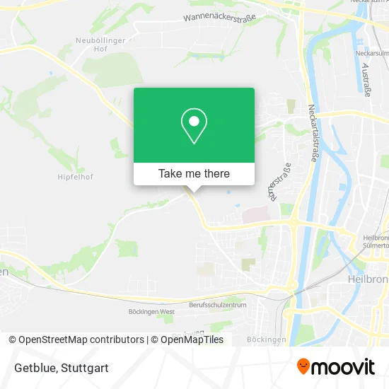 Карта Getblue