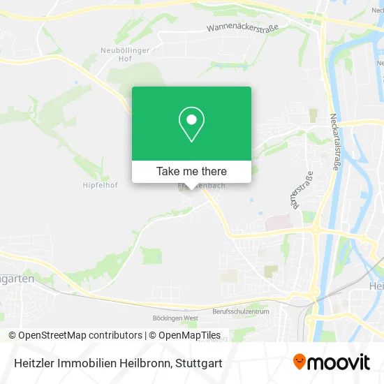 Карта Heitzler Immobilien Heilbronn