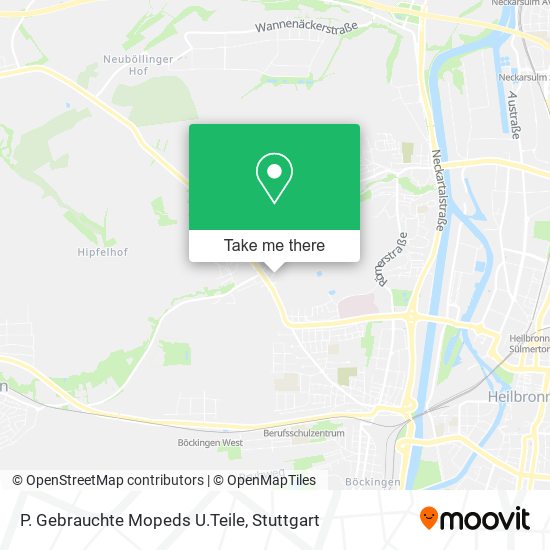 P. Gebrauchte Mopeds U.Teile map