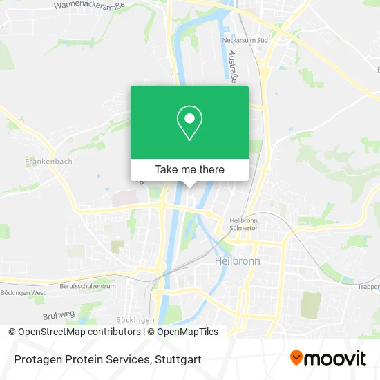 Protagen Protein Services map