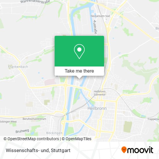 Карта Wissenschafts- und