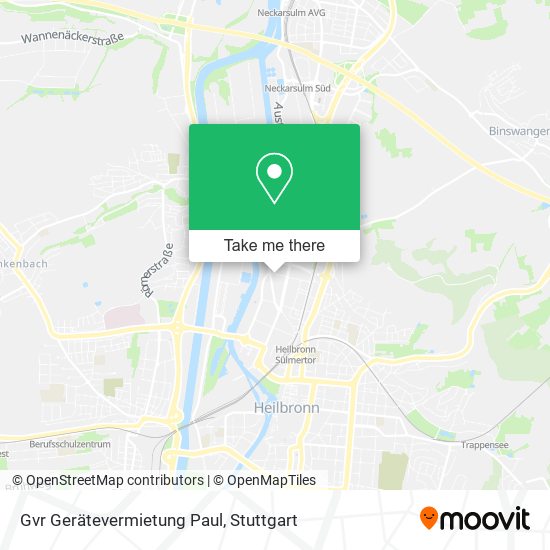 Gvr Gerätevermietung Paul map