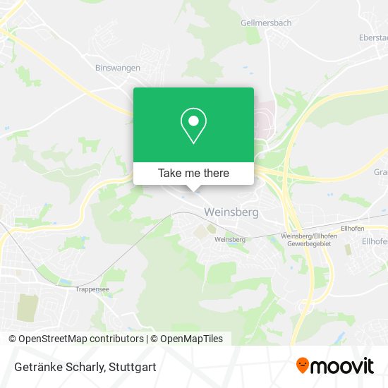 Карта Getränke Scharly