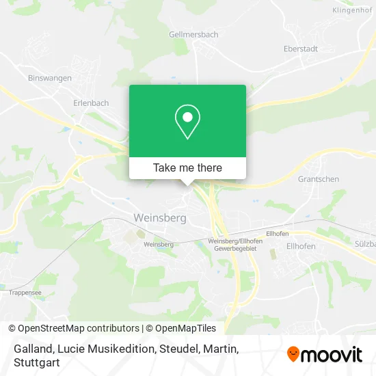 Карта Galland, Lucie Musikedition, Steudel, Martin