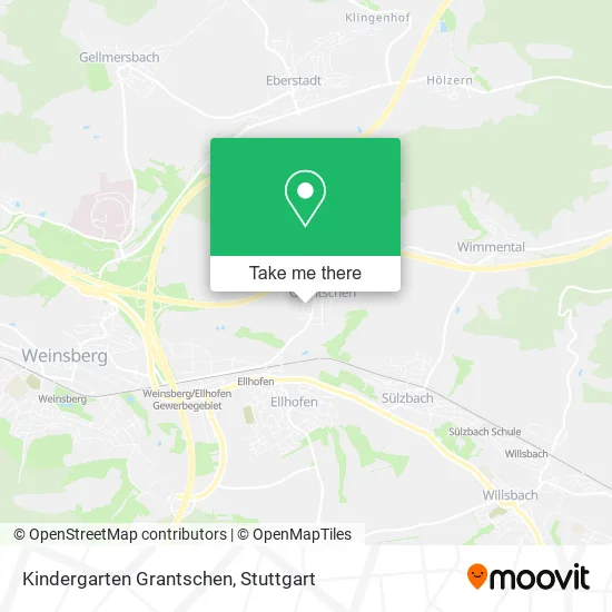 Карта Kindergarten Grantschen