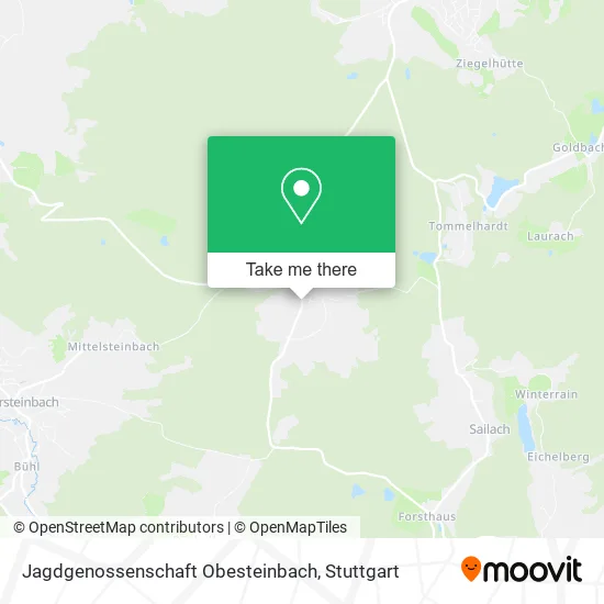 Карта Jagdgenossenschaft Obesteinbach