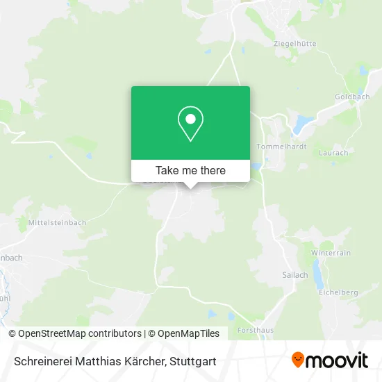 Карта Schreinerei Matthias Kärcher