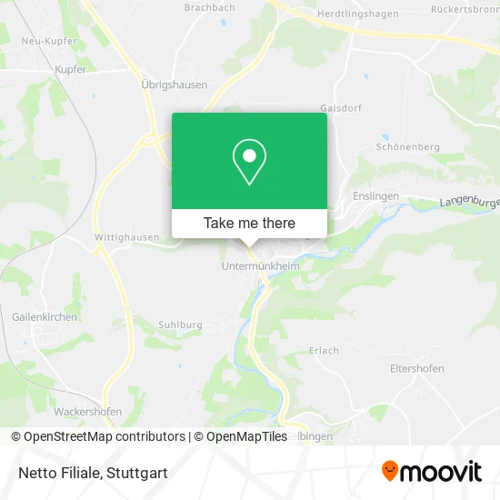 Карта Netto Filiale