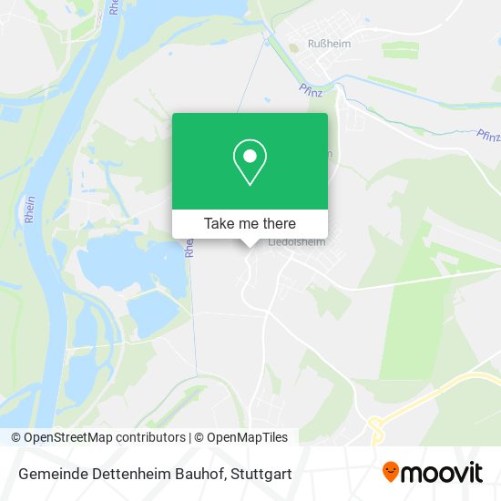 Gemeinde Dettenheim Bauhof map