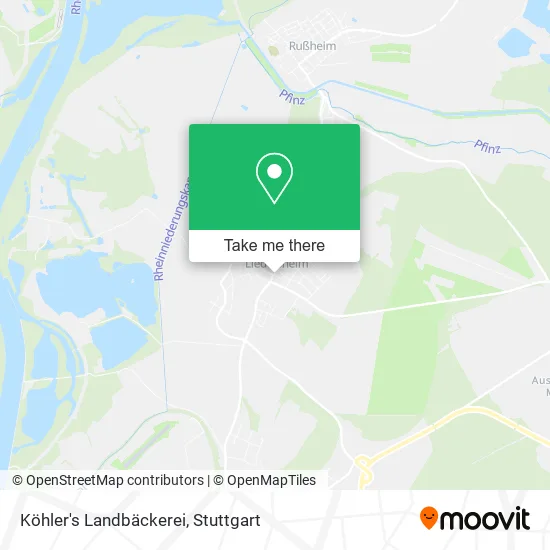Карта Köhler's Landbäckerei