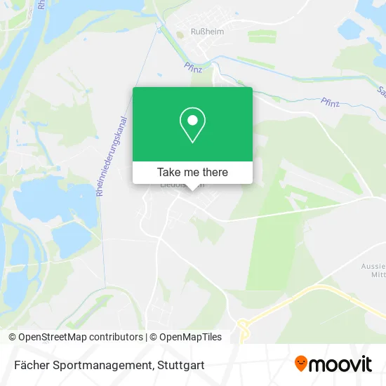 Карта Fächer Sportmanagement