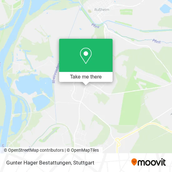 Карта Gunter Hager Bestattungen