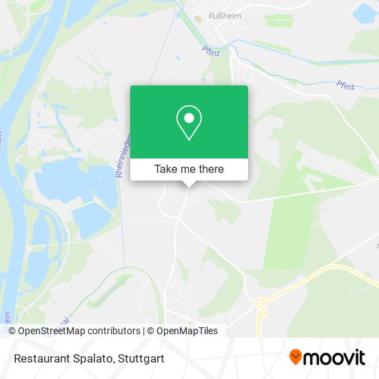 Карта Restaurant Spalato