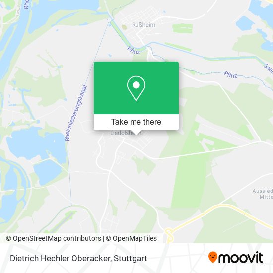 Dietrich Hechler Oberacker map