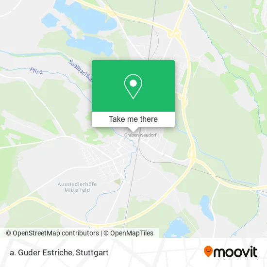 Карта a. Guder Estriche