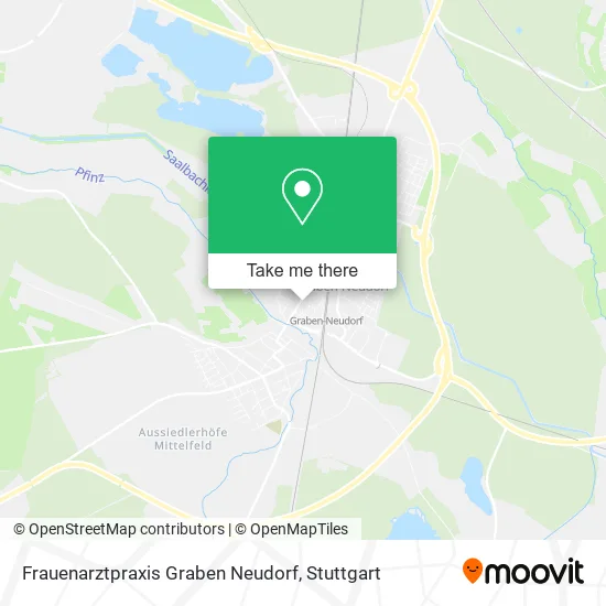 Карта Frauenarztpraxis Graben Neudorf