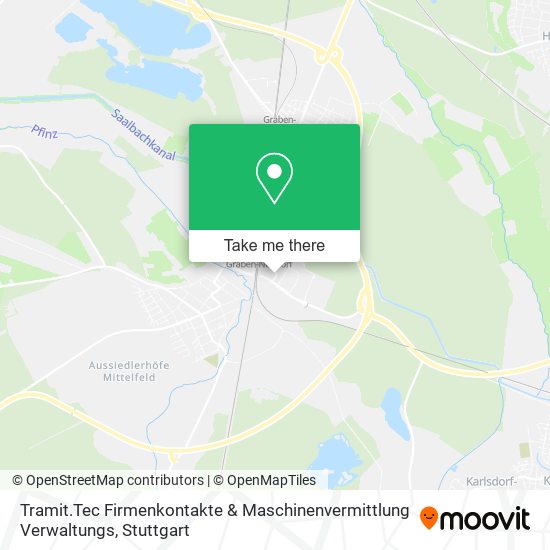 Карта Tramit.Tec Firmenkontakte & Maschinenvermittlung Verwaltungs