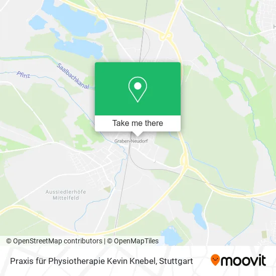 Карта Praxis für Physiotherapie Kevin Knebel