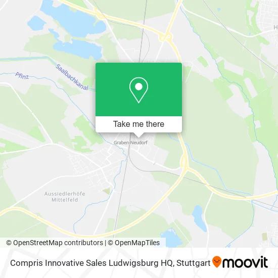 Карта Compris Innovative Sales Ludwigsburg HQ