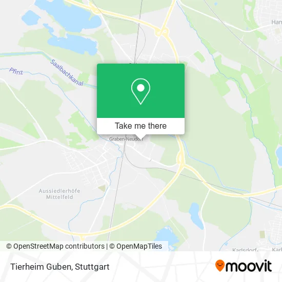 Карта Tierheim Guben