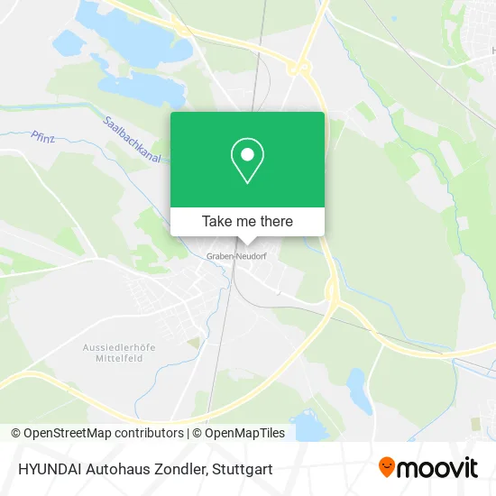 Карта HYUNDAI Autohaus Zondler