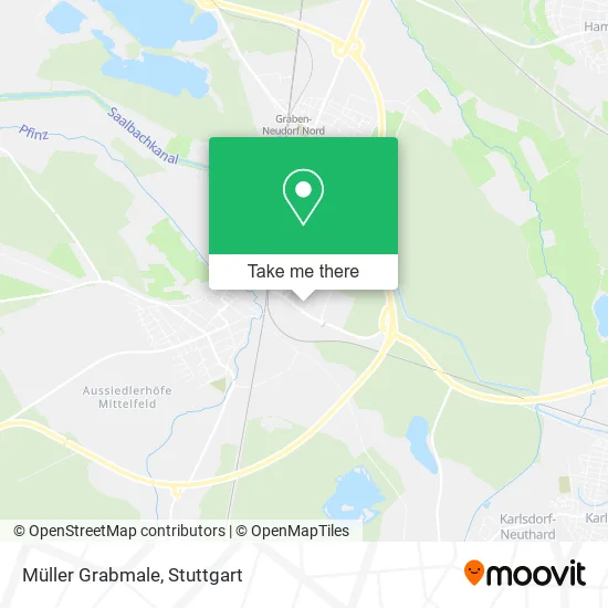 Карта Müller Grabmale
