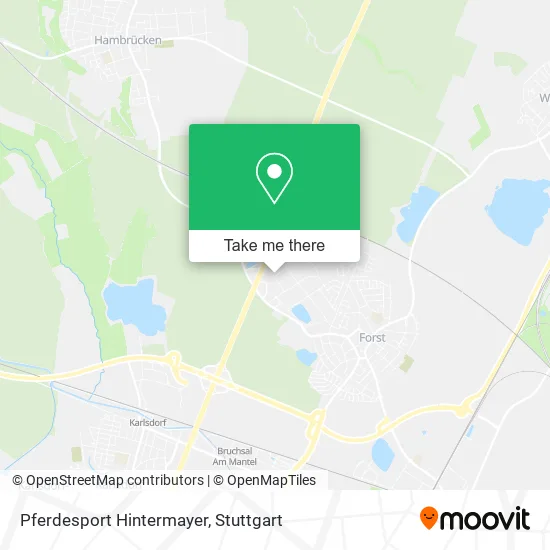 Карта Pferdesport Hintermayer