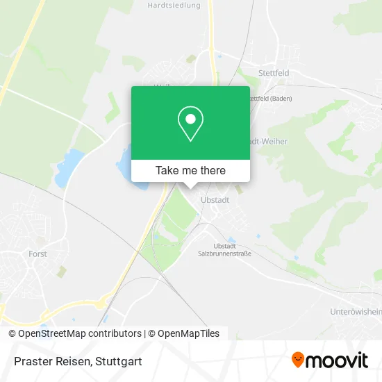 Карта Praster Reisen