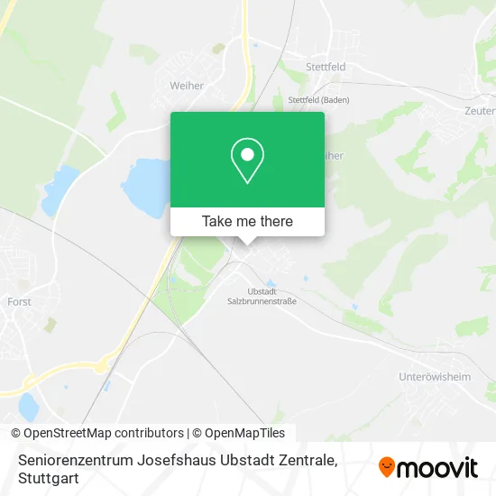 Карта Seniorenzentrum Josefshaus Ubstadt Zentrale