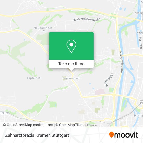 Карта Zahnarztpraxis Krämer