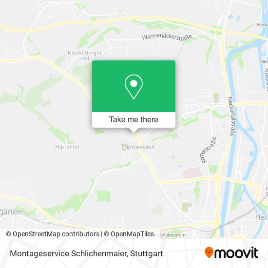 Montageservice Schlichenmaier map