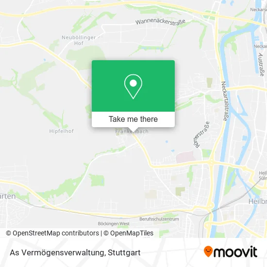 Карта As Vermögensverwaltung