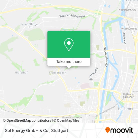 Карта Sol Energy GmbH & Co.