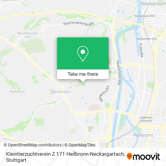Kleintierzuchtverein Z 171 Heilbronn-Neckargartach map