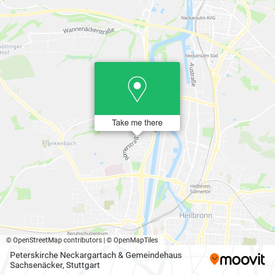 Peterskirche Neckargartach & Gemeindehaus Sachsenäcker map