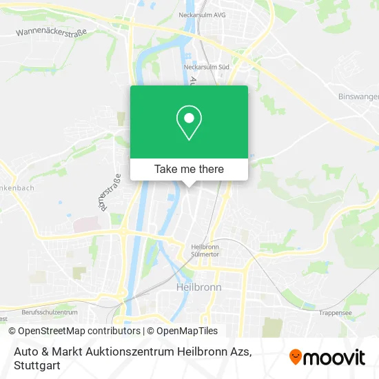 Карта Auto & Markt Auktionszentrum Heilbronn Azs