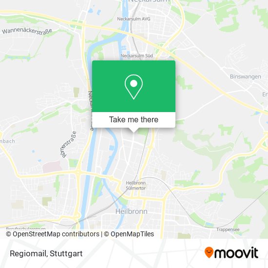 Карта Regiomail