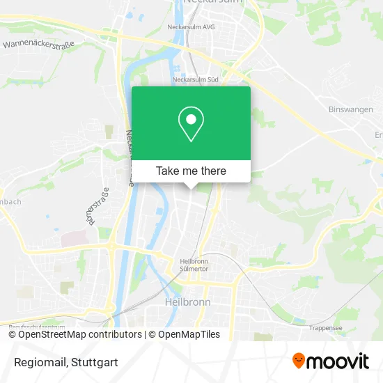 Карта Regiomail