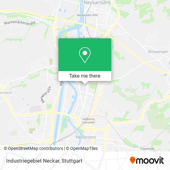 Industriegebiet Neckar map