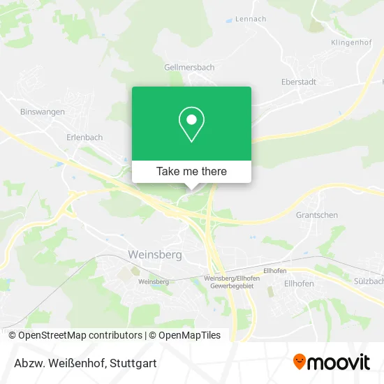 Карта Abzw. Weißenhof