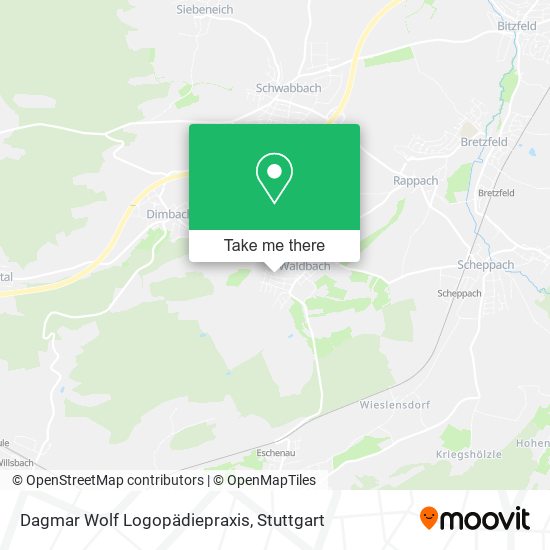 Карта Dagmar Wolf Logopädiepraxis