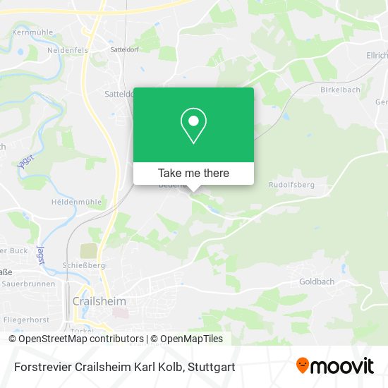 Карта Forstrevier Crailsheim Karl Kolb