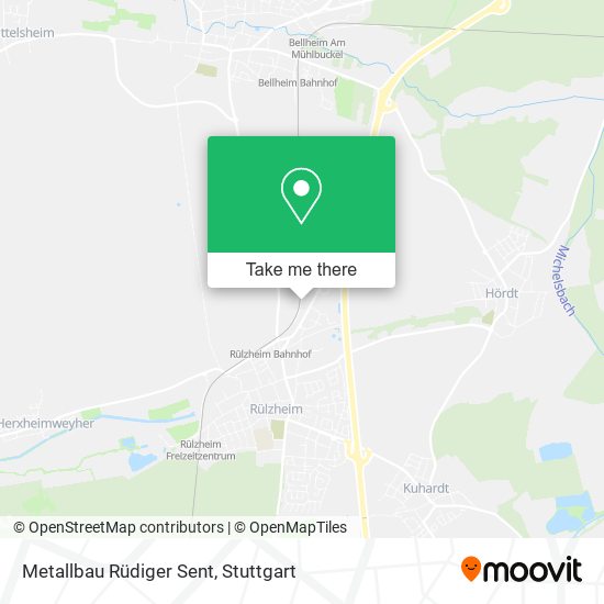 Карта Metallbau Rüdiger Sent